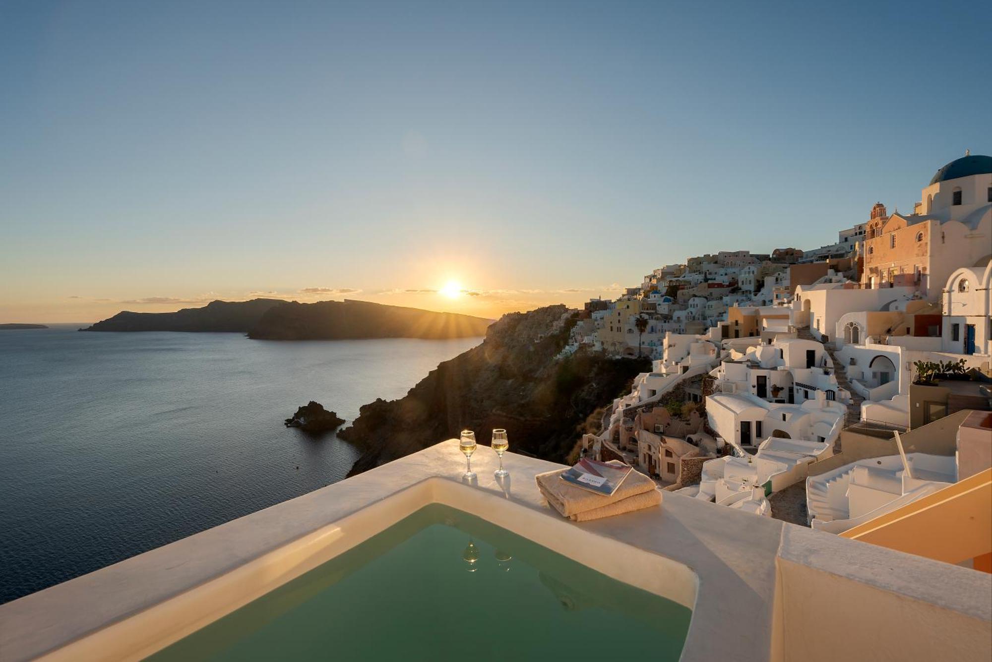 Big Blue Villa By Caldera Houses Oia  Luaran gambar